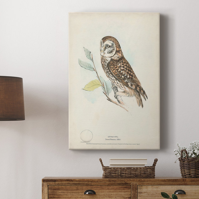Petite chouette - galerie sur mesure, H 27 po x l 18 po