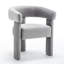 Chaise légère et luxueuse en velours-450831297