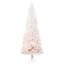 Grand sapin de Noël artificiel non éclairé avec branches réalistes et base en acier, rose et-902207831