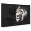 Portrait Of A Proud Lion - Wrapped Canvas Painting-56641530