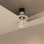 Plafonnier encastré à DEL noir 2 pi Vidalite Inspira, ensemble de luminaire encastré rond sans cadre avec température de couleur 5CCT sélectionnable et gradateur pleine gamme, luminosité 1000LM, 14 W, ETL, IC et IP44-107148458