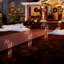 Canne à sucre en plein air avec 90 lampes de noël