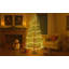 6 Feet Artificial Full Christmas Tree Includes LED Lights And Metal Stand, 612 Tips Full Tree,Xmas Decoration