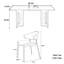 Ensemble de salle à manger rectangulaire rétro-100491835-100491836