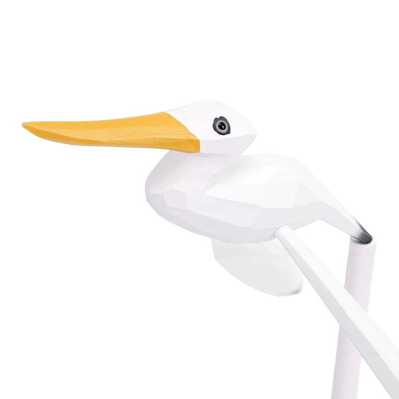 Ornement en forme d'oiseau de mer en forme de mouette équilibrée pour bureau