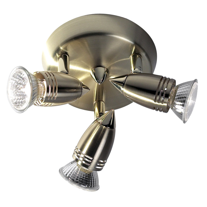 Zeno Spotlight, Satin Chrome, GU10 Halogen