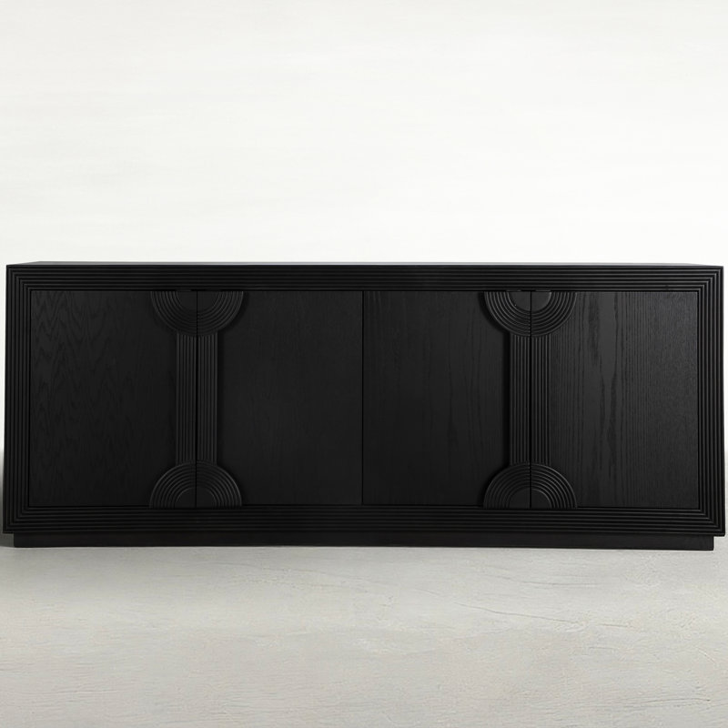 Areo Sideboard - Black, 34.25" H x 86" W x 17" D, Black