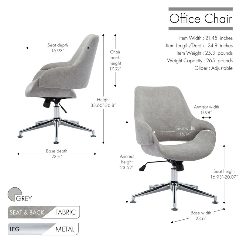 Polyester Blend Office Chair
