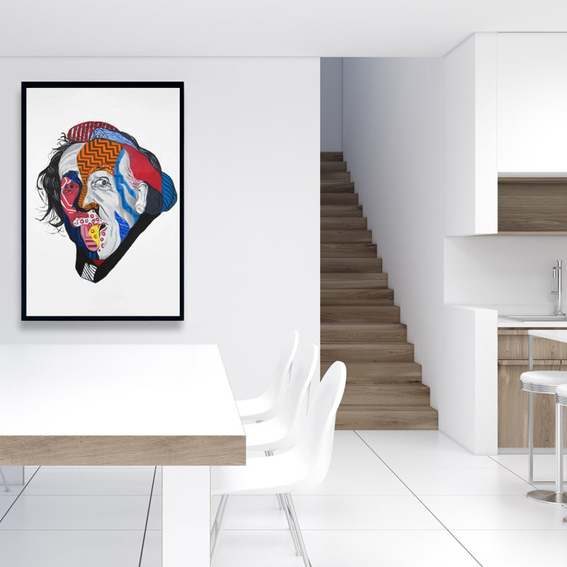 "Abstract Albert Einstein" sur toile