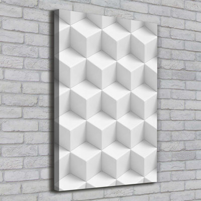 3D Abstraction - Wrapped Canvas Print