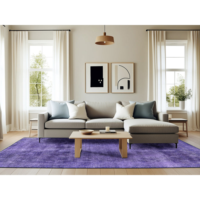 Tapis oriental mauve, Rectangle 6 pi x 9 pi