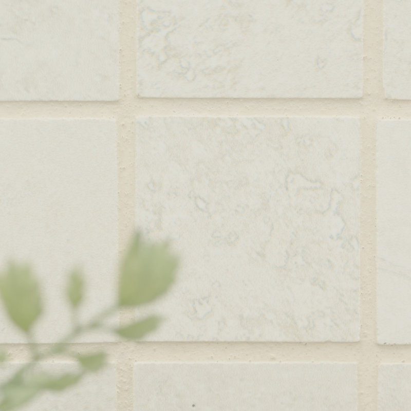 Central 12 in. x 12 in. Matte Porcelain Mosaic Floor and Wall Tile, Calcite Cream