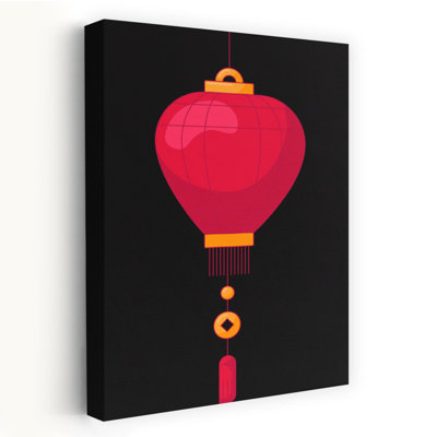 Festive Chinese Lantern Traditional Wall Art Print