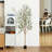 Adcock Artificial Olive Tree Tree in Pot with Realistic Leaves and Natural Trunk-1095910418-1095972076