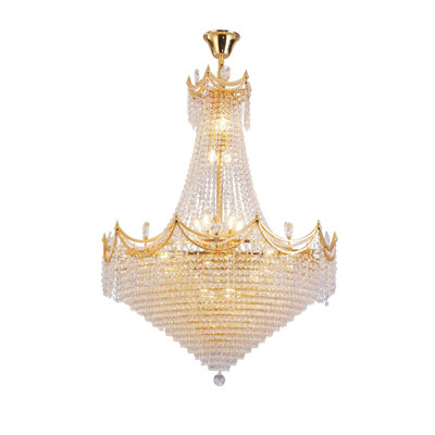 Lustre 42 po en cristal CZAR K9