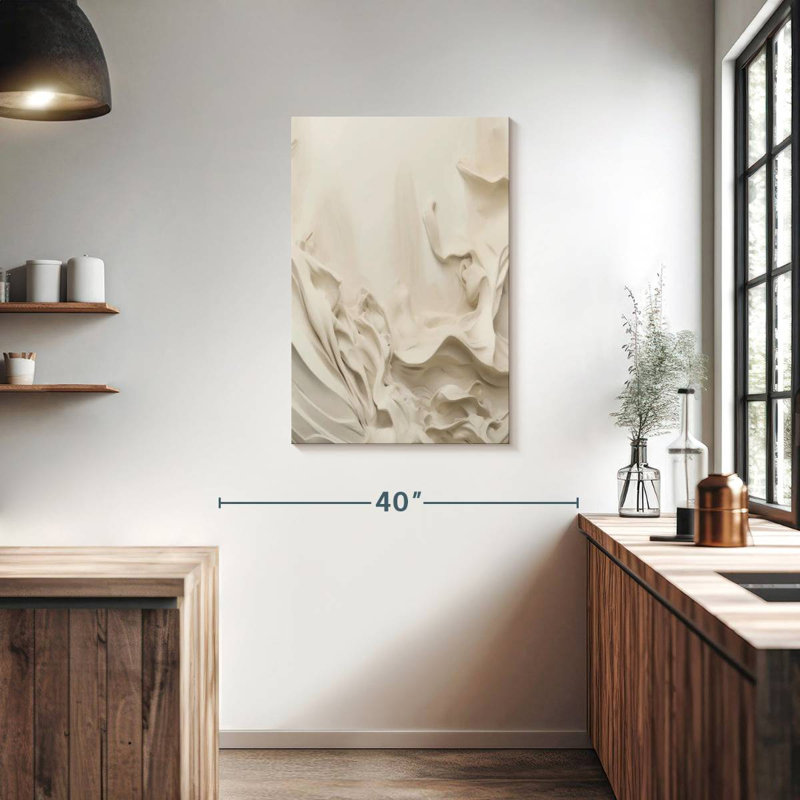 Beige texturé Darothy I, H 36 po x l 24 po