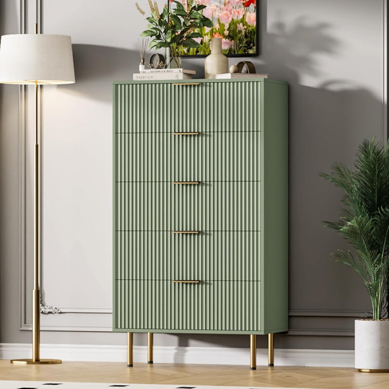 Commode 5 tiroirs Green