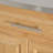 Indoor Compact Bamboo Rolling Kitchen Cart With Stainless Steel Top – Mobile Storage Island With Drawer & Cabinet For Small Spaces