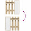 Wall-Mounted Coat Rack With Mirror 100 X 10 X 100 Cm-1447903628