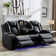 81.5'' Power Reclining Sofa Couch with Wireless Charger and LED Lights