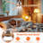Modern 60" 3-Blades Indoor Brushed Nickel Solid Wood Ceiling Fan With LED Light, Quite DC Motor and Remote Control-1126380653-1126380626-1126380652