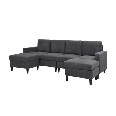 Ferndochty  Corduroy  Sectional