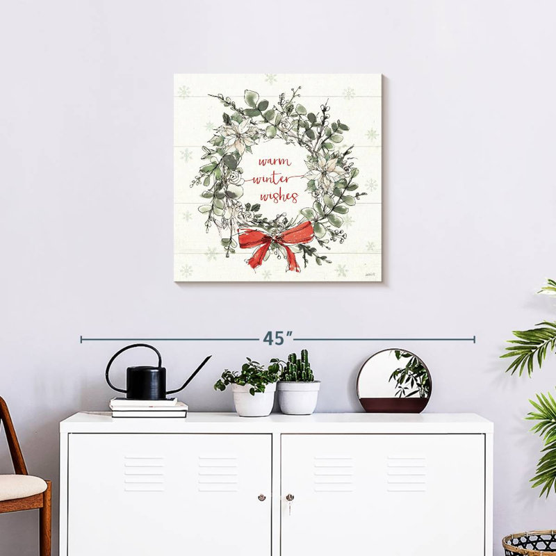 Lelend Modern Farmhouse VII Christmas, H 24 po x l 24 po