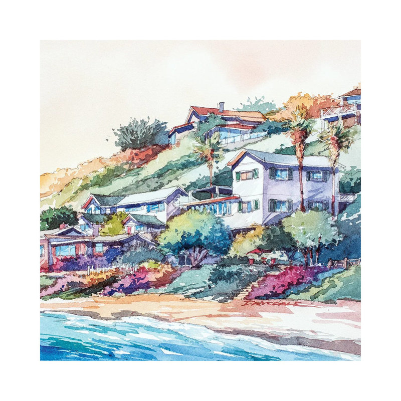 Along The Coast by Bill Drysdale - Wrapped Canvas Print, 45.72 cm H x 45.72 cm W