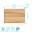 Argon Tableware Rectangle Wooden Chopping Board