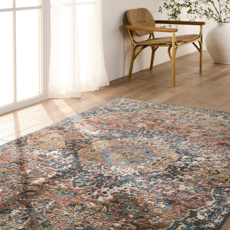 Forand Oriental Indoor / Outdoor Rug, Rectangle 4' x 5'7"