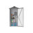 Campcraft High Quality Galvanized Iron Sheet, Waterproof Design,Reasonable Internal Space Planning,Equipped With A Solid Lock System,Easy To Assemble And Move,Small Metal Compact Garden Shed-123950957
