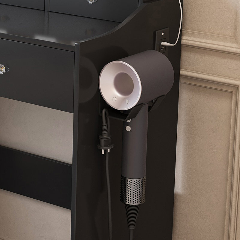 Bureau de meuble-lavabo New Large, Noir