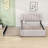 Wood Upholstered Platform Bed with Trundle and Headboard-45343381-45343384