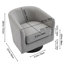 Upholstered Swivel Armchair-487583251