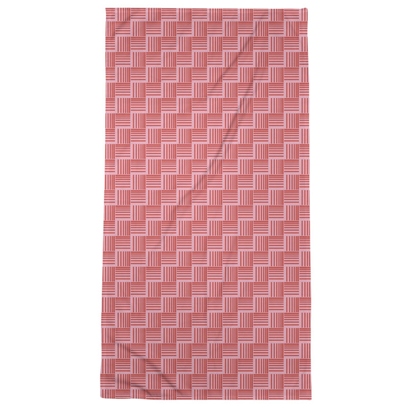 Beach Towel, Pink, Microfiber