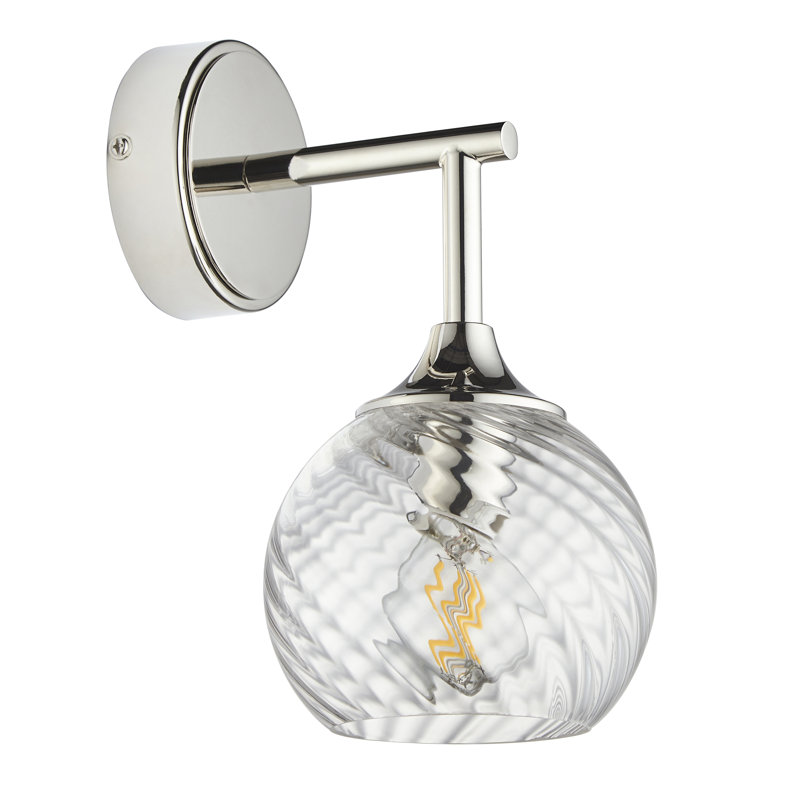 Londino Wall Sconce, Bright Nickel Plate