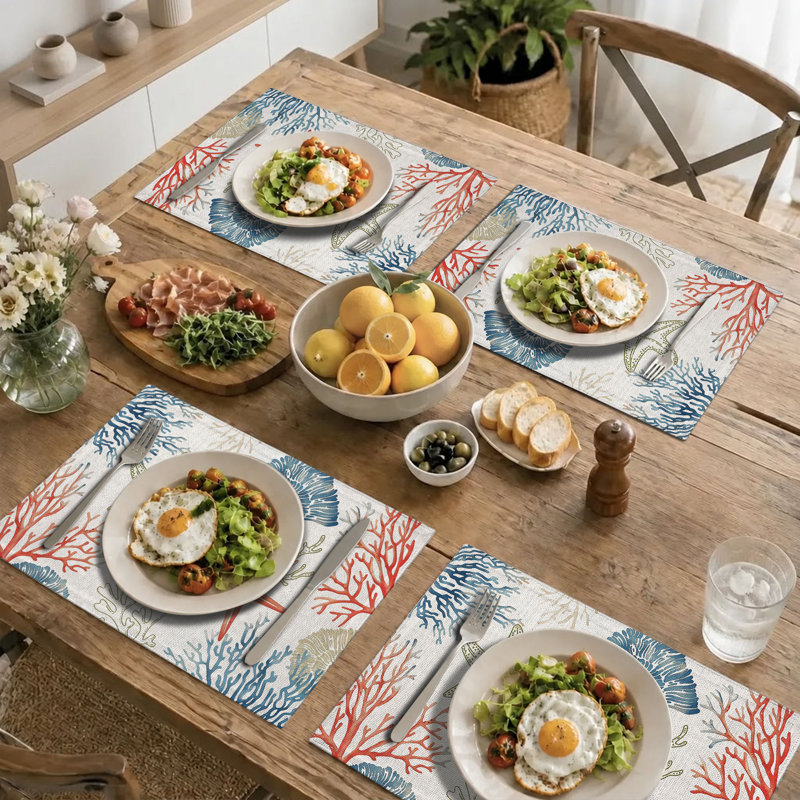 Rectangle Polyester Dining Table Placemat