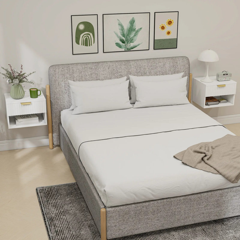 40cm W Manufactured Wood Bedside Table