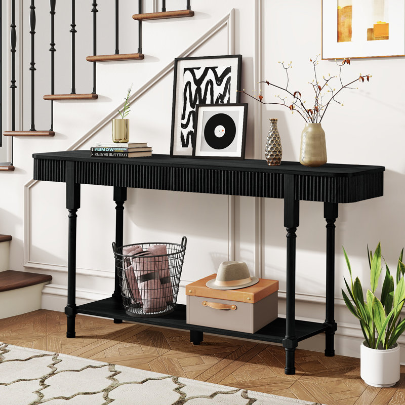 Console 62,99 po, H 31,49 po x l 62,99 po x P 15,74 po, Noir