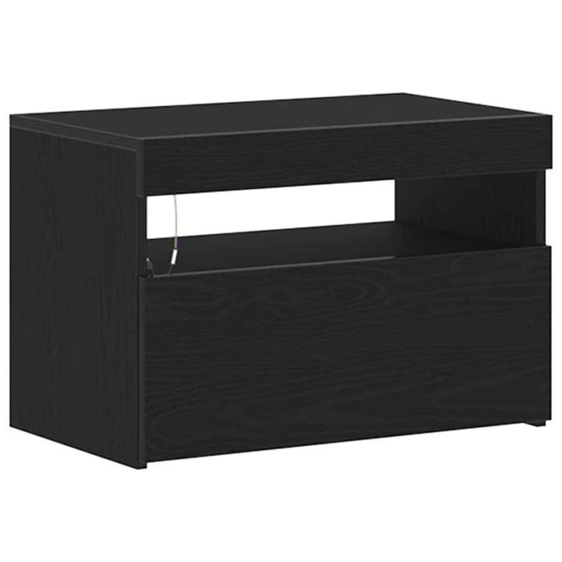 60cm W Manufactured Wood Bedside Table