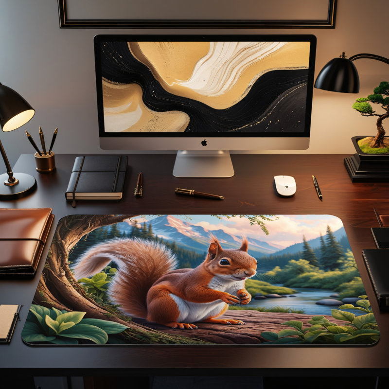 Polyester Desk Pad, 23.6x13.8