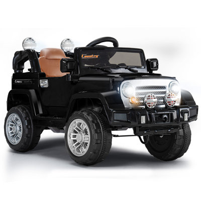 Ligiant 12v Kids Ride On Toys, Retro Ride On Cars For Kids, Detachable Toolbox, Large Battary, 2 Speeds, Bluetooth, Remote Control, Ages 3+