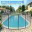 Clôture de sécurité pour piscine robuste et amovible-125291264