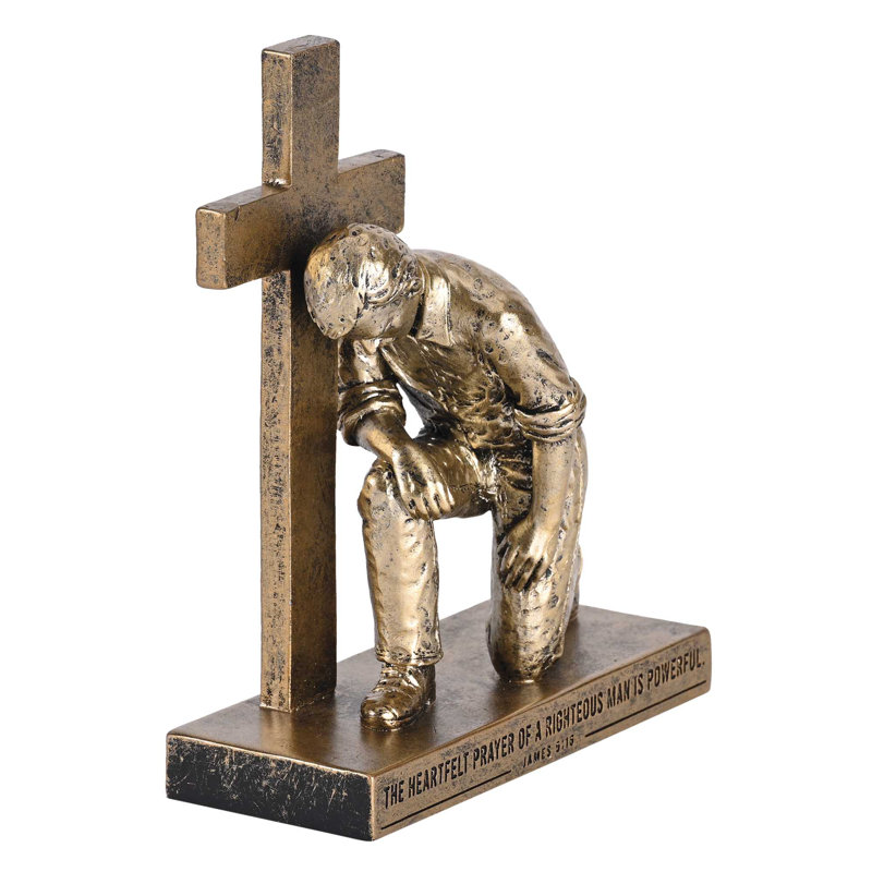 Called To Pray Cross Praying Man 8H