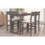 Ensemble de table de salle à manger 5 pièces avec 1 table rectangulaire et 4 chaises pour petits espaces-1064698792-1064698794