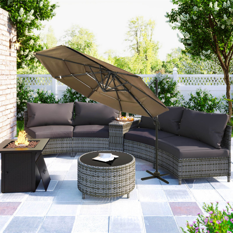Alisson 300cm Parasol, Taupe
