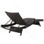 Chaise longue en osier avec accoudoirs Salem PE-1325669243