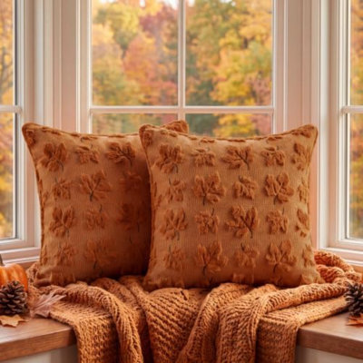Ensemble de 2 housses de coussins d'automne 20 x 20