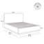 Lit plateforme tapissier Eterna-108606780