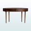 Console ovale 2 tiroirs Leyna